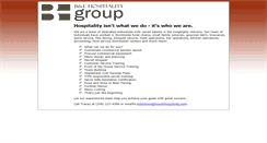 Desktop Screenshot of bandehospitality.com